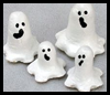 Salt
  Dough Halloween Ghosts