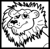 Learn how to draw cartoon lions