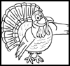 Learn how to draw cartoon turkeys step by step drawing lessons