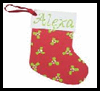 Foam
  Stocking With Mistletoes  : How to Make Christmas Stockings Activities for Children