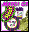 Mardi
  Gras Craft Beads From Flour and Salt!