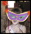 Mardi
  Gras Mask Decoration