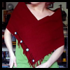 No-Sew
  Buttoned Shawl Tutorial