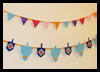 Make
  Festive Felt Bunting For Chanukah!