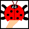 Paper
  Plate Ladybug Puppet Crafts  : Instructions for Making Cool Stuff Out of Recycled Paper Plates