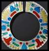Sparkling
  African Collar Necklaces  : Disposable Plates Arts & Crafts