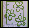 Spring
  Greeting Card - Birthday Card - Green Flowers