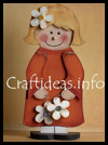 Wooden
  Flower Girl