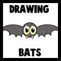 How to Draw Cartoon Vampire Bats