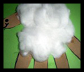 Make Spring Handprints Lambs for Easter or Spring : Preschoolers and Kids Craft