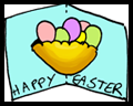 Pop Up Easter Eggs Nest Card