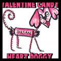 Making Valentine’s Day Hearts Candy Doggy Card Project