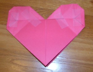 Easy Origami Heart Paper Folding Origami Craft for Kids - Kids Crafts