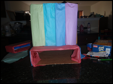 Cover / Wrap Your Boxes with Colored Paper