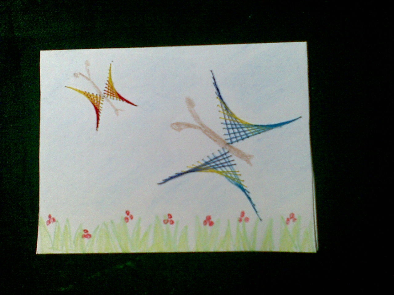 Make Embroidered Cards with Embroidery Thread Designs on Card Stock