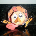 Thanksgiving Turkey Crafts : How to Make Printable Paper Model Toy Turkeys for Kids
