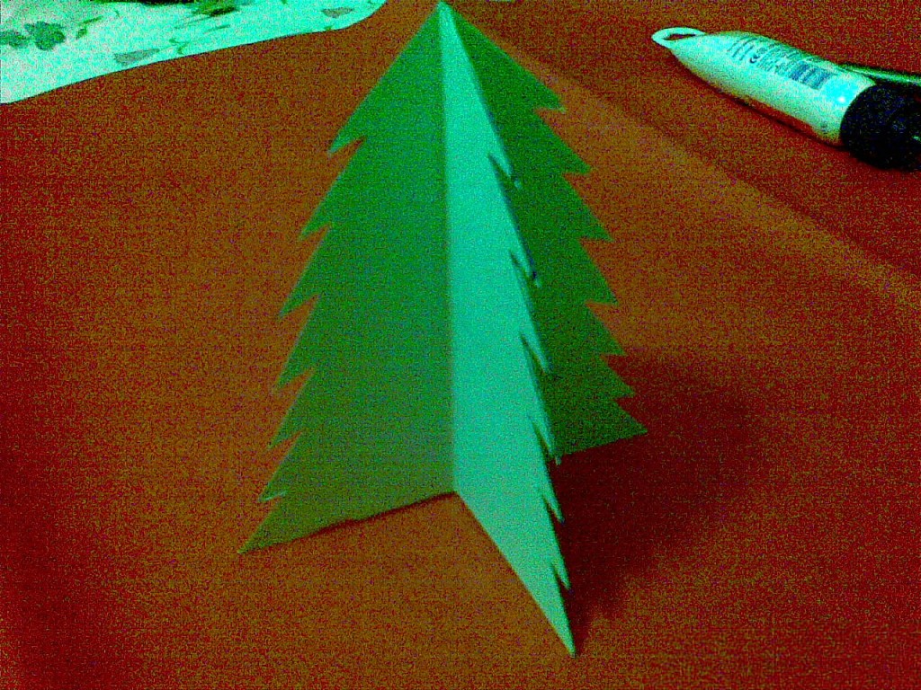 How to Make a 3D Christmas Tree Card Kids Crafts & Activities