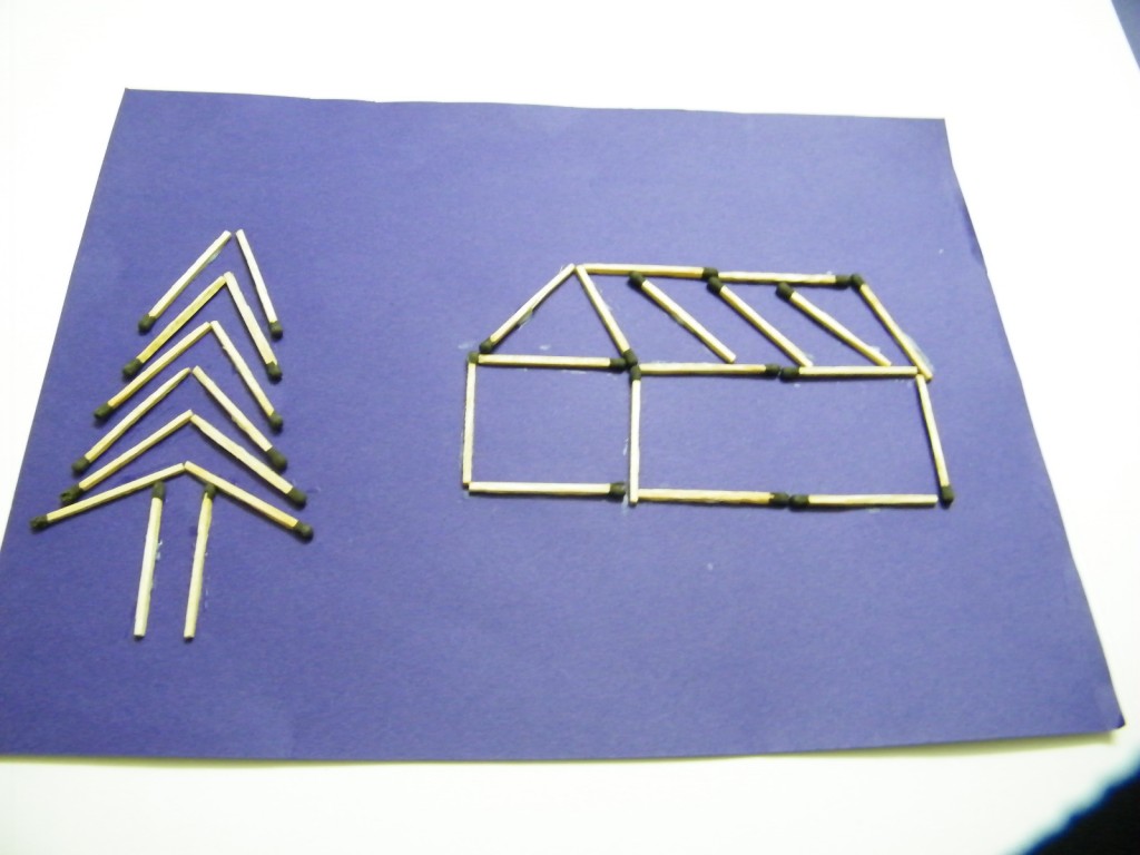 How to Make a Matchstick Picture Kids Crafts & Activities