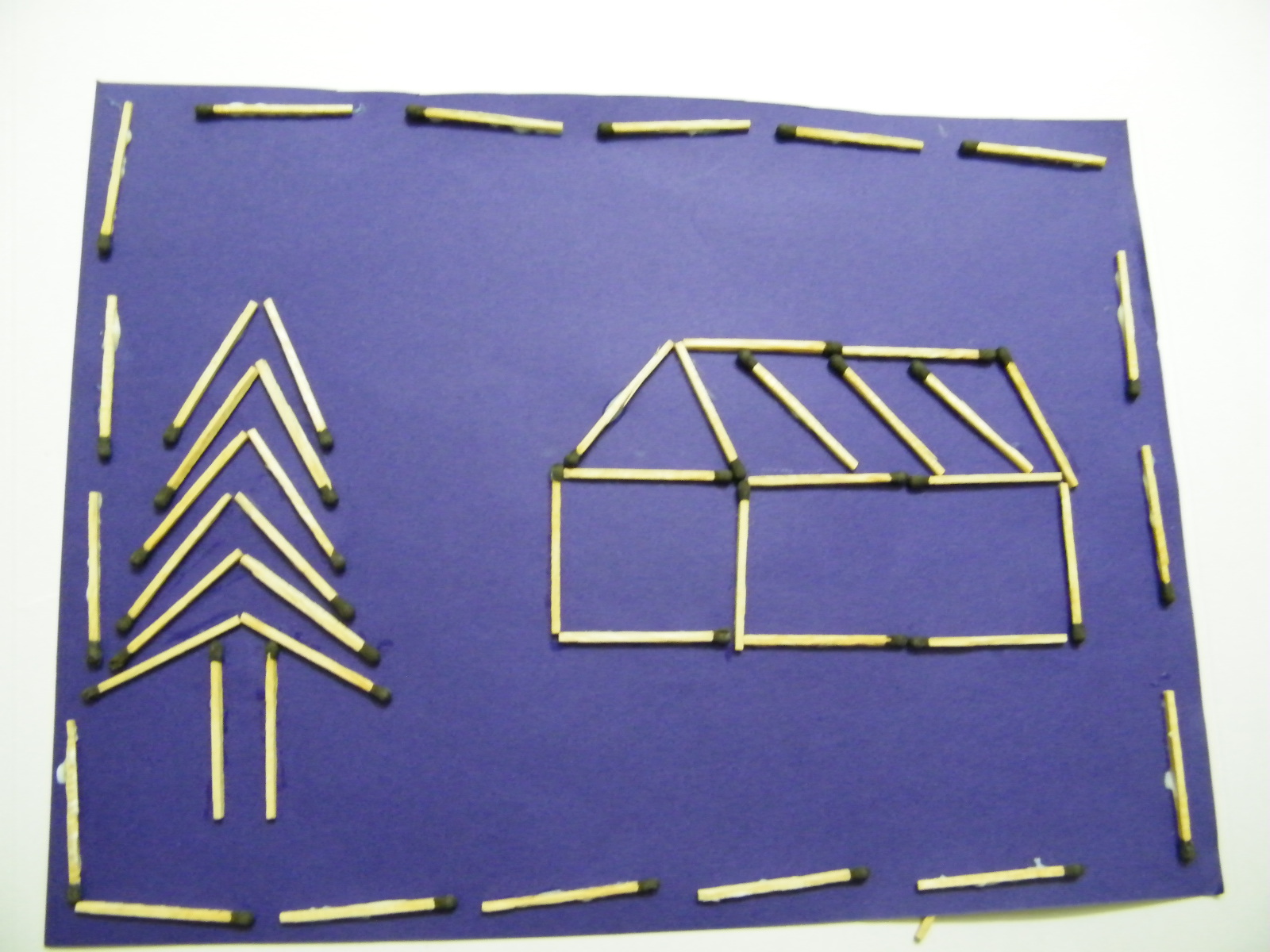 How to Make a Matchstick Picture - Kids Crafts & Activities - Kids Crafts &  Activities