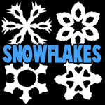 How to Make 6 Pointed Snowflakes and Stars Step by Step Craft for Kids