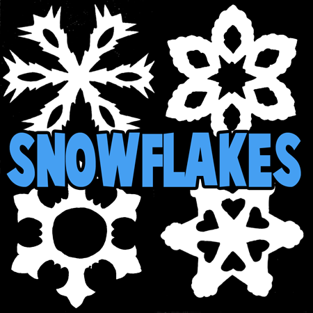How to Make 6 Pointed Snowflakes and Stars Step by Step Craft for Kids