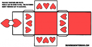 Valentines Day Hearts box-pattern-color-8x11