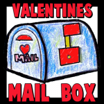 How to Make a Valentines Day Mailbox with Movable Flag Crafts Project for Kids