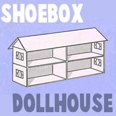 How to Make a Shoe Box Doll House Arts and Crafts Project for Kids