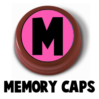 Making a Memory Game from Bottle Caps with Printables and Instructions for Kids