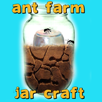 How to Make an Ant Farm Jar and Watch an Ant Colony Build Mazes Craft Activity for Kids