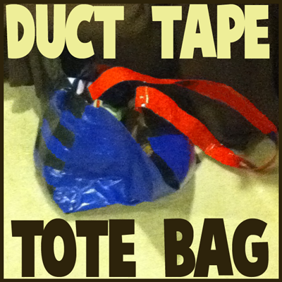 How to Make Duct Tape Tote Bags with Easy Steps Crafts Tutorial for Kids
