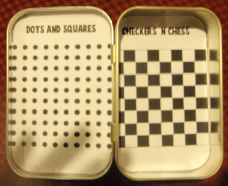 Making Magnetic Chess Checkers and Dots and Squares Game Boards