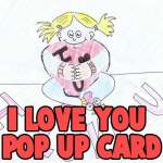 I love you Pop Up Cards