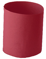 Take a large piece of red construction paper and make sure that it will fit around your head.