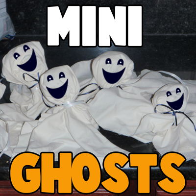 How to Make Mini Ghosts with Sheets