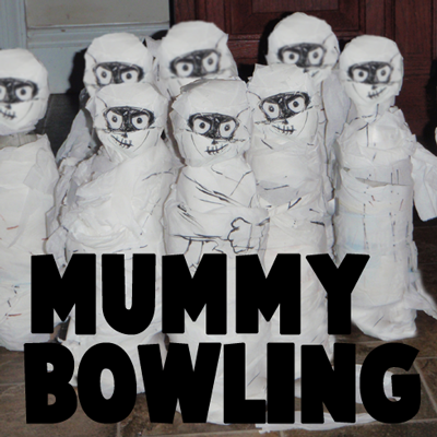How to Make a Mummy Bowling Game for Halloween