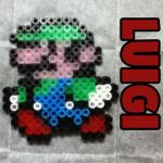 How to Make a Perler Bead Luigi from Super Mario Bros.