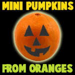 How to Make Mini Pumpkins from Oranges