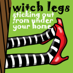 How to Make Pretend Witch Legs for Halloween