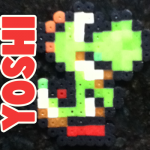 How to Make Yoshi from Super Mario Bros. with Perler Beads