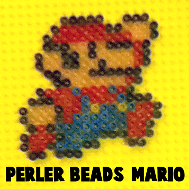 How to Make a Perler Bead Mario from Super Mario Bros.