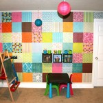 Great Idea for Decorating the Walls for Your Kids Art or Play Room