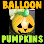 How to Make a Halloween Bean Bag Balloon Pumpkin