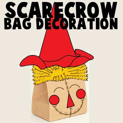 How to Make a Brown Bag Scarecrow Decoration