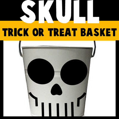 How to make a Skull Trick or Treat Basket