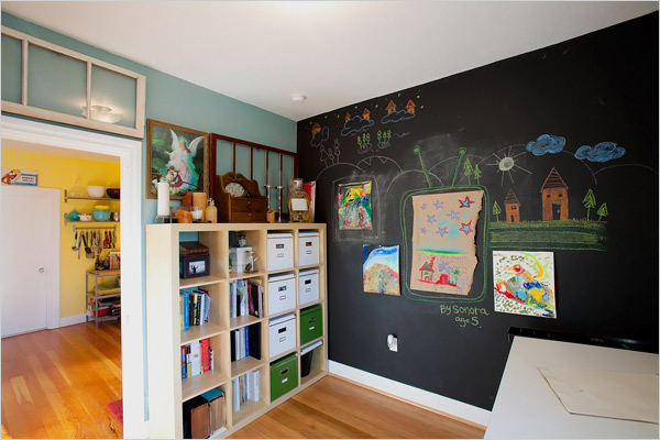Paint a Magnetic Wall - Maybe Even Chalkboard Paint