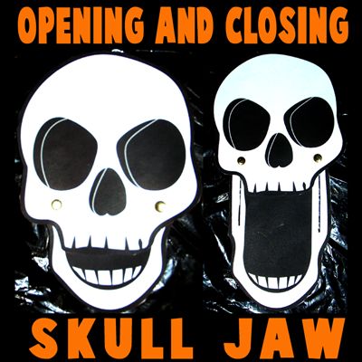 How to Make Opening and Closing Halloween Skulls