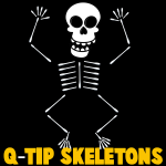 How to Make Q-Tip Skeletons