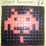 How to Make a Mosaic Space Invader Pixelated Picture from Tiles