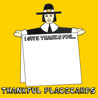 How to Make Thanksgiving Place Cards